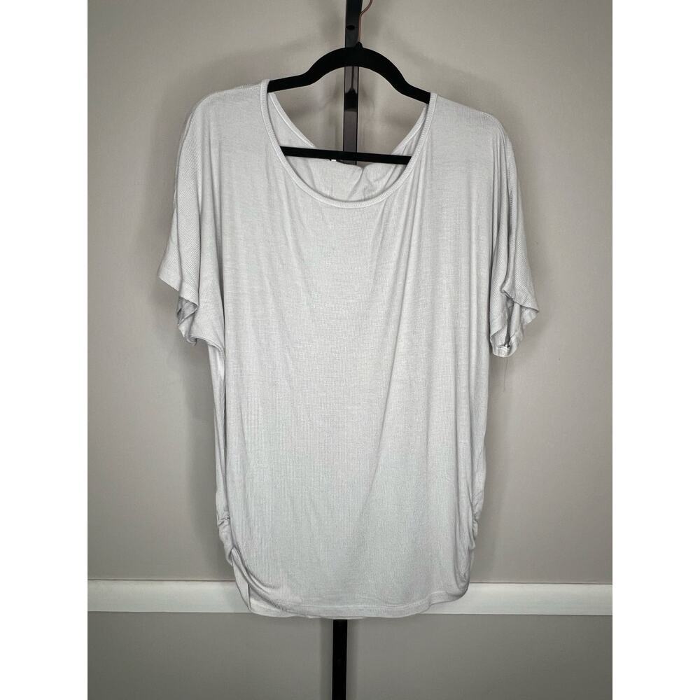 Michael Stars Racine Dolman Boatneck Rib Top OS NWT